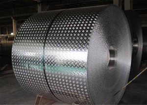 1060 3003 5052 Checkered Aluminum Coil with 5 Bar