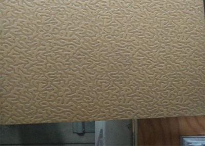  3003 H14 Aluminum Sheet With Kraft Paper Coating on one side and PVC film coating on another side
